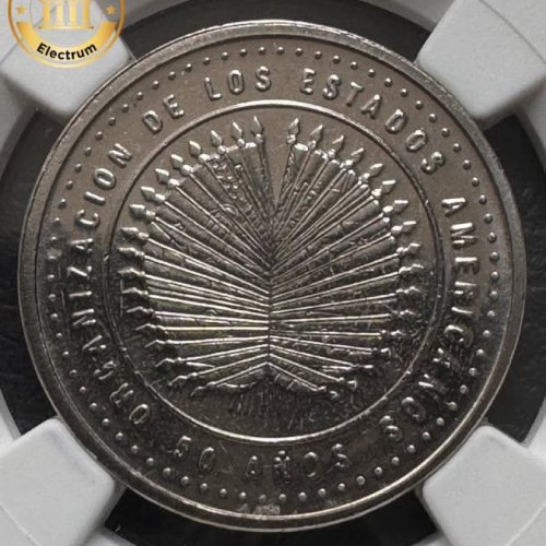 Moneda Conmemorativa OEA MS66