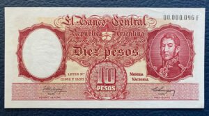 10 PESOS. DOS DÍGITOS