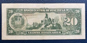 20 BOLÍVARES 1964