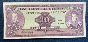 10 BOLÍVARES 1995