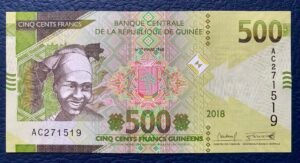 500 FRANCOS GUINEANOS 2018