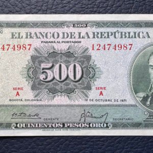 SALINAS DEL 71, 500 PESOS ORO