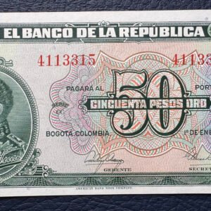 OJO DE BUEY. 50 PESOS ORO, 1953