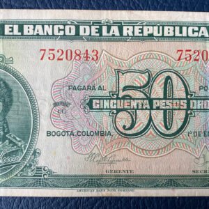 50 PESOS ORO, 1958