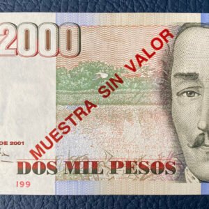 2.000 PESOS FORMATO GRANDE (SPECIMEN) 2001
