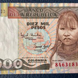 10.000 PESOS ENBERA TERCERA FECHA,1994