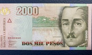 2.000 PESOS FORMATO PEQUEÑO AÑO 2010