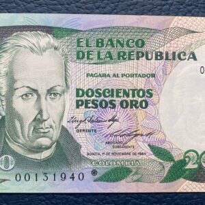 100 PESOS ORO (REPOSICIÓN) 1984