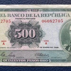SALINAS DEL 68, 500 PESOS ORO