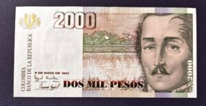 2000 PESOS LOGO DE GRANADA