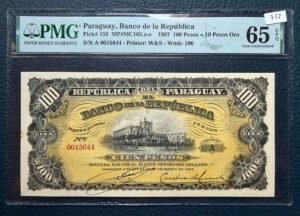 100 Pesos, Banco de la República de Paraguay