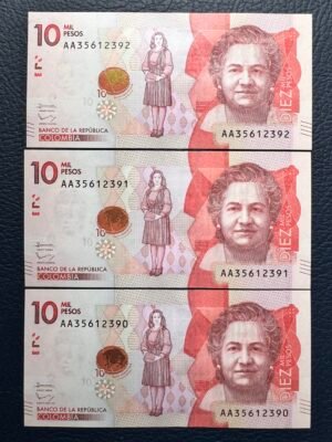 Terna consecutiva Primera Fecha 10.000