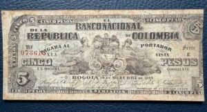 Cinco Pesos del Banco Nacional