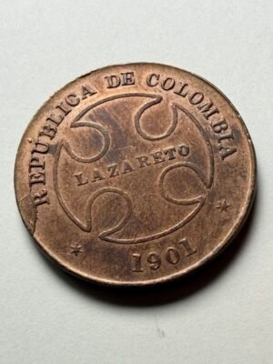 Lazareto 50 Centavos 1901