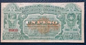 1 Peso del Banco Nacional