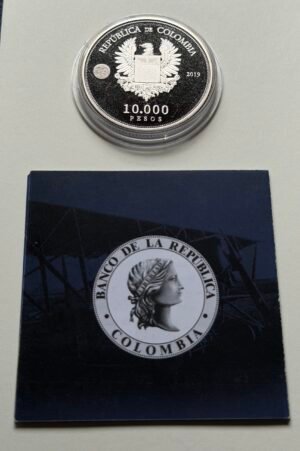 10 000 Pesos Moneda Conmemorativa Fuerza Aérea Colombiana
