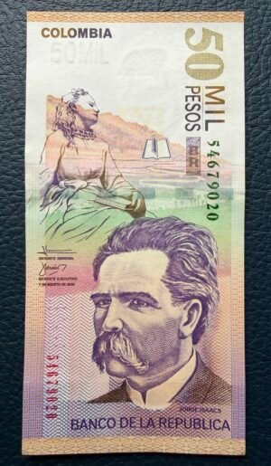 50 000 Pesos Jorge Isaacs