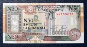 50 Shillings de Somalia