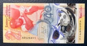2 Dólares de Estados del Caribe Oriental