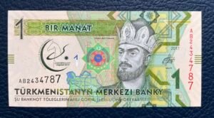 1 Manat de Turmekistán