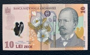10 Lei Zece De Rumania