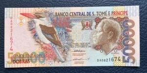 50 000 Dobras de Santo Tomé y Píncipe