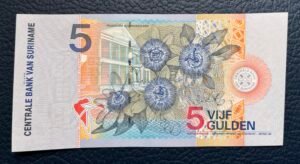 5 Gulden de Surinam