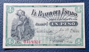 Un peso del banco del Estado