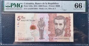 5000 Pesos Silva primera fecha