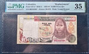 10 000 Pesos Oro Embera (Reposición)