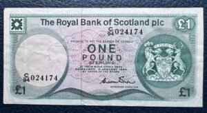 1 Libra Esterlina Banco Real de Escocia