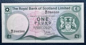 1 Libra Esterlina Banco Real de Escocia
