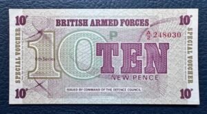 10 Nuevos Peniques Fuerzas Armadas Británicas