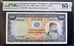 100 Escudos de Guinea Portuguesa