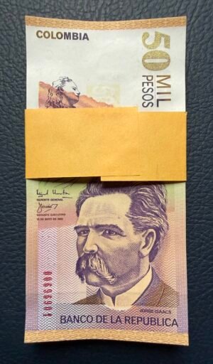 50 000 Pesos Jorge Isaacs Fajo Consecutivo