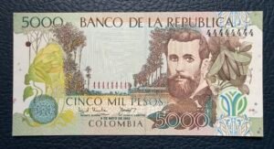 5000 Pesos Silva Serie Pleno de 1