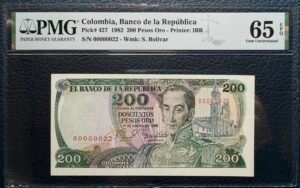 200 pesos Oro Serie Baja 2 Dígitos #22