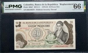20 Pesos Oro Reposición