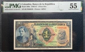 1 Peso Oro (Escaso) Serie F