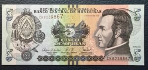 5 Lempiras de Honduras