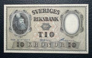 10 Coronas de Suecia