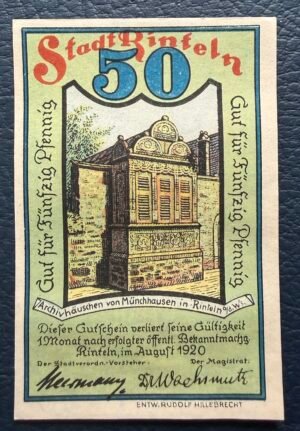 50 Notgeld de Alemania