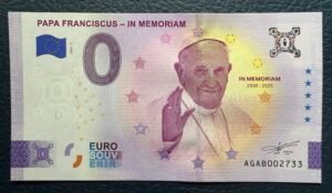 0 Euros Conmemorativo Papa Francisco