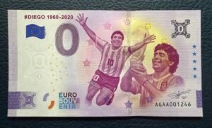 0 Euros Conmemorativo Maradona