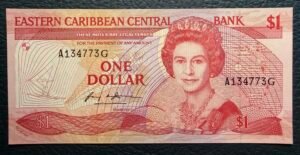 1 Dólar del Banco Central del Caribe
