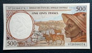 500 Francos  CFA. África
