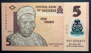 5 Nairas de Nigeria