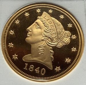 Réplica Media Águila de la Libertad de 1840 - D (American Mint - Edición Limitada)