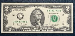 2 Dólares Estados Unidos