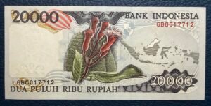 20 000 Rupias Indonesia